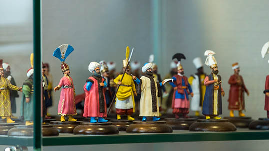 Tin soldier collection, figures from the Ottoman period
