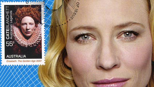 Cate Blanchett - Stamp & Envelope collection