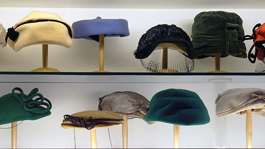 Hats used in the 1940s 
