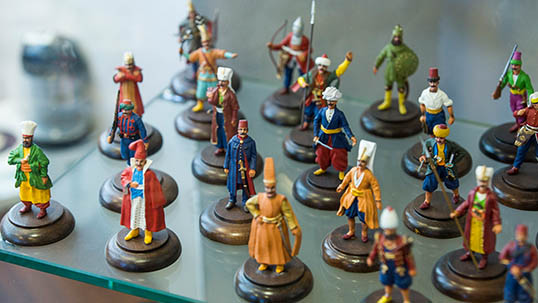 Tin soldier collection, figures from the Ottoman period
