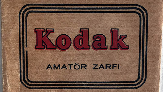 Kodak Marka Fotoğraf Saklama Kabı, Abdi Şinasi Gül, Pangaltı