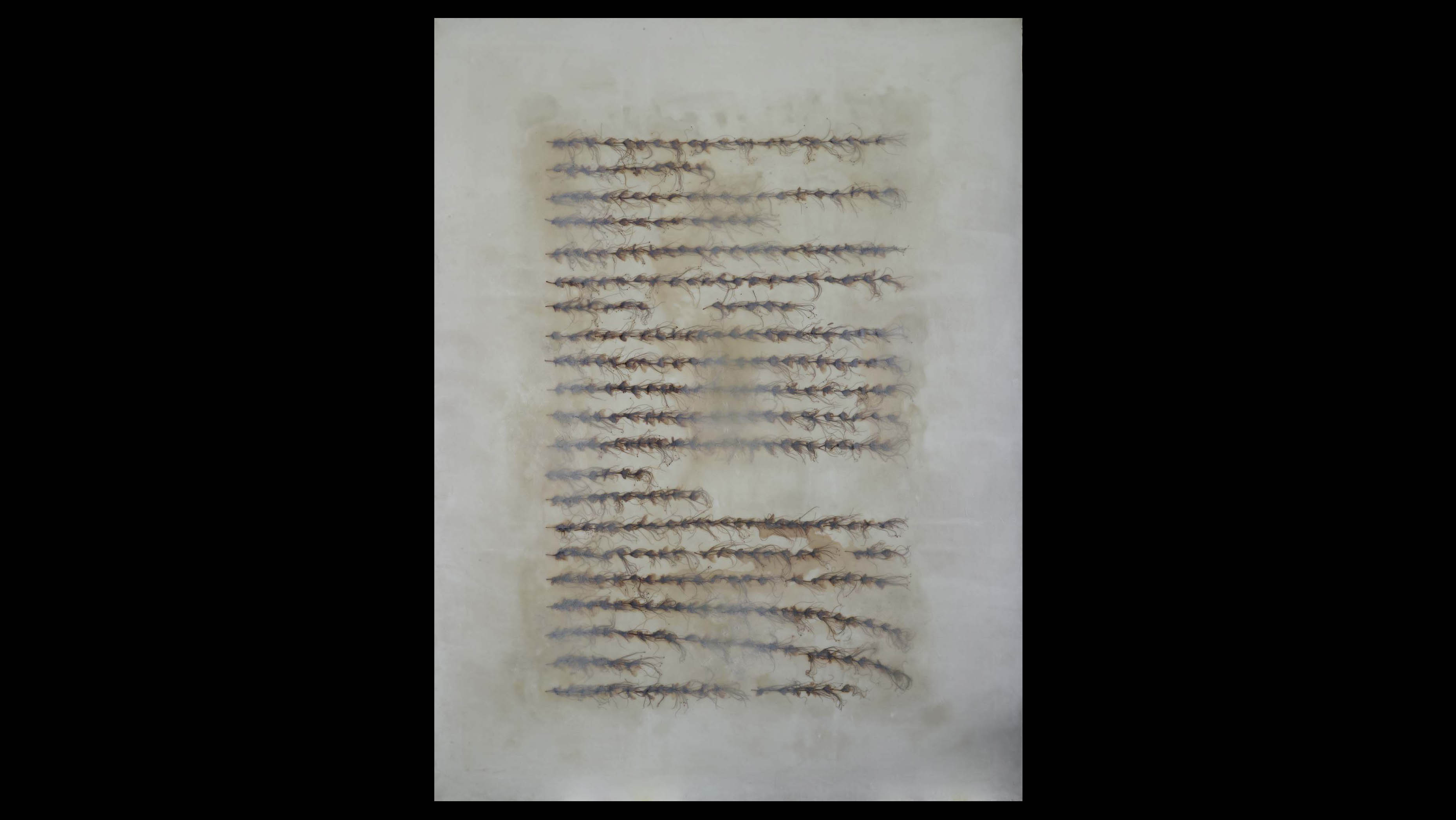 Tayfun Erdoğmuş, İsimsiz, 2008, tuval üzerine karışık teknik, 195 x 146 cm. Erol Tabanca Koleksiyonu. Fotoğraf: Ozan Çakmak