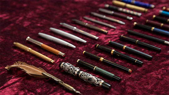 A selection from Mario Levi’s pen collection