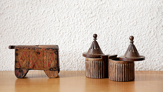 Coffee box from Konya region. Coffee box that is illuminated with wheat nib, 19th century