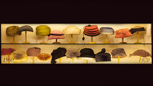 Vintage hats from the 1960s to 1970s 