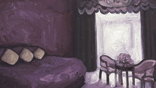 Ryan Mendoza, The Empty Bedroom, 130x160 cm, oil on canvas