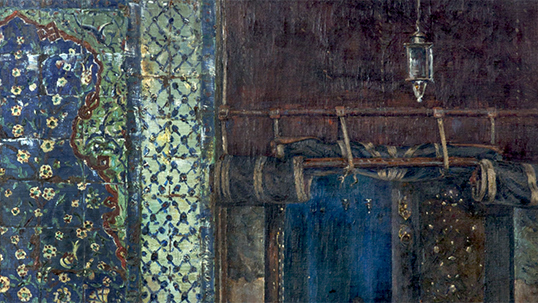 Şevket Dağ, Mosque Gate, 1916, oil on canvas